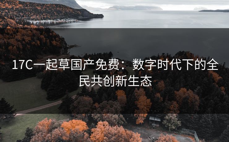 17C一起草国产免费：数字时代下的全民共创新生态